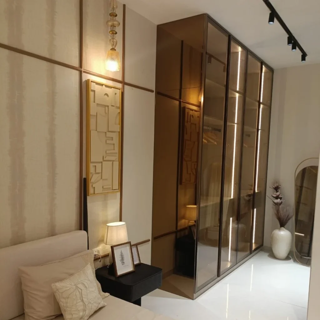 My Home Sanctuary Walk-in Wardrobe Niche Sample Flat