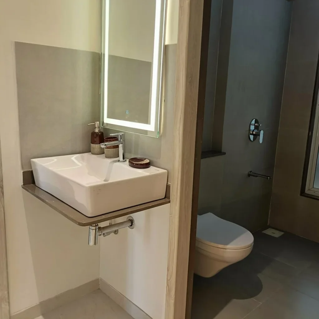 My Home Sanctuary Designer Washroom Sample Flat
