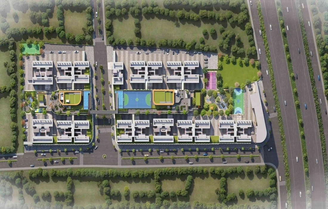 Authentic 26-Acre Master Layout Plan for Goyal My Home Sanctuary Mamurdi Pune
